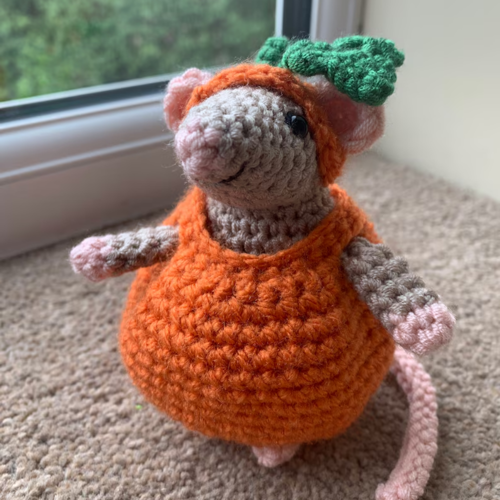 Halloween Mousefits - Spider, Pumpkin, Witch & Ghost Crochet Pattern