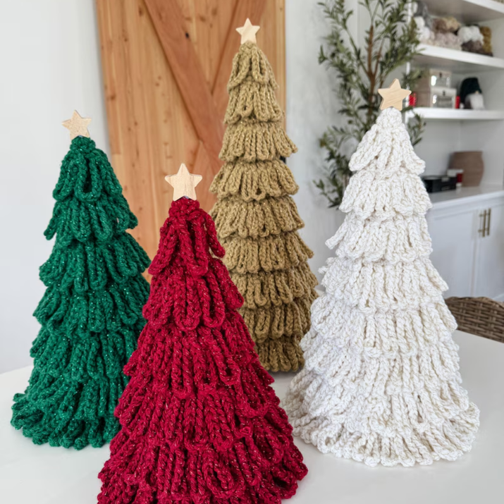 Crochet pattern Bulky and Quick Loopy Crochet Trees