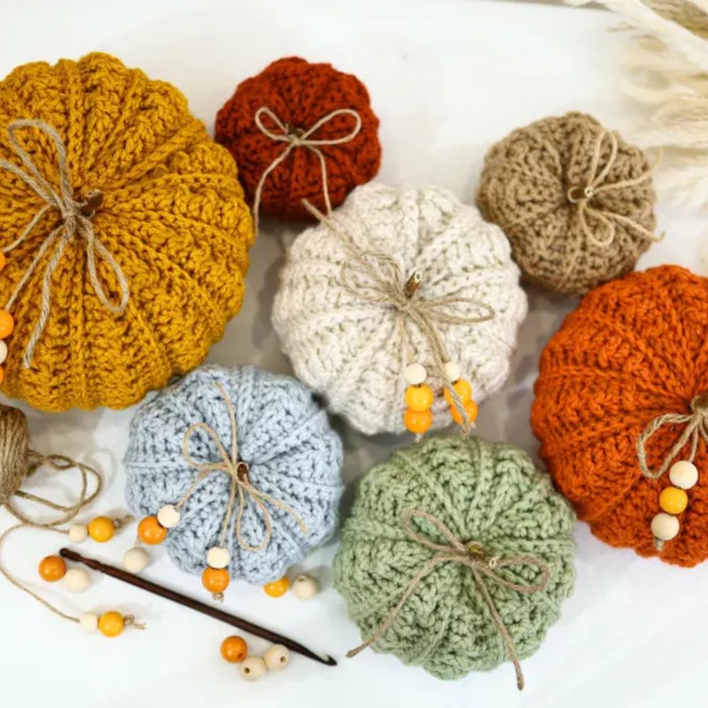 Crochet Pattern – Pumpkin in 7 Sizes (PDF Download)