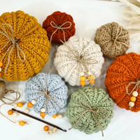 Crochet Pattern – Pumpkin in 7 Sizes (PDF Download)