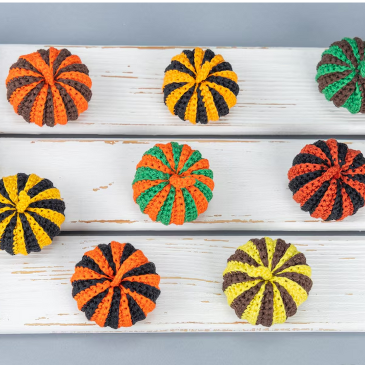 Crochet pattern pumpkin - Halloween crochet pumpkin amigurumi pattern