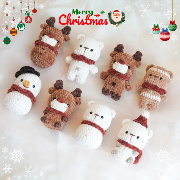 Bundle Christmas Friends, no sew and low sew