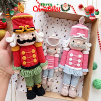 Crochet Christmas Nutcracker Pattern: Small and Large Toy
