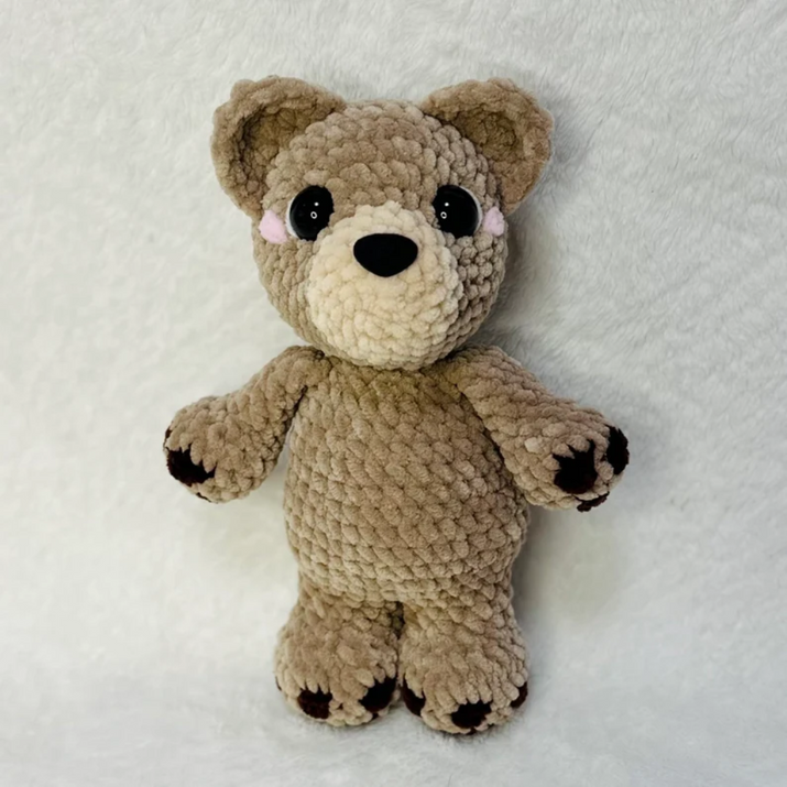 Crochet Bear & Beehive Pattern - Low Sew Amigurumi