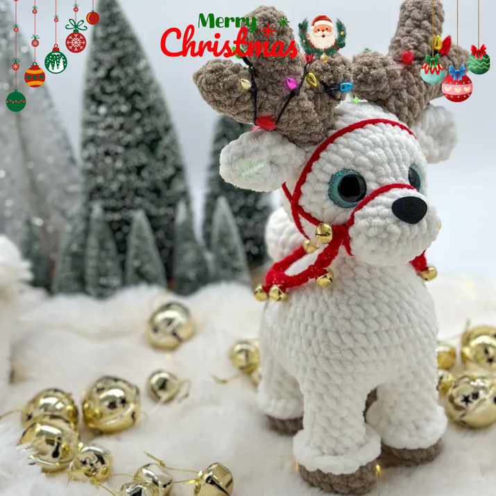 Amigurumi Reindeer Crochet Pattern: Festive Christmas Decor