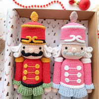 Crochet Christmas Nutcracker Pattern: Small and Large Toy