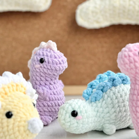 Dinosaur No-Sew Crochet Bundle, Amigurumi Crochet Pattern