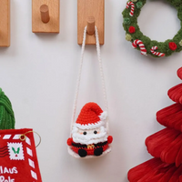 Swinging Holiday Squad Crochet Patterns, Christmas Car Hanging Crochet Pattern
