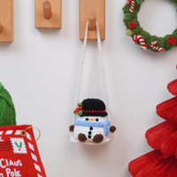 Swinging Holiday Squad Crochet Patterns, Christmas Car Hanging Crochet Pattern